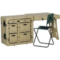 472-FLD2-DESK-TA Single Field Desk II with Chair