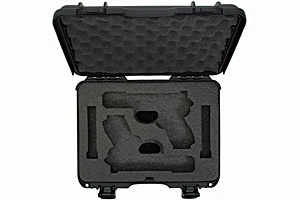 Nanuk 910 Glock® 2Up Pistol Case