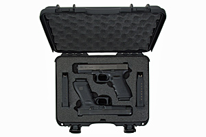 Nanuk 910 Glock® 2Up Pistol Case