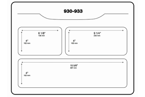 NANUK 930 / 933  Lid Organizer