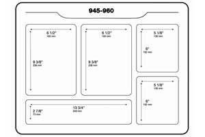 NANUK 945 / 955 / 960  Lid Organizer