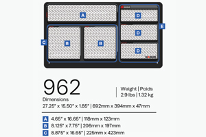 NANUK 980 Lid Organizer