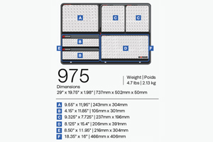 Nanuk 975 Lid Organizer