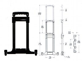 Removable Retractable Handle kit (Installed)